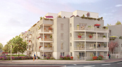 Programme immobilier neuf EN VUE - Vénissieux : logements neufs sécurisés et verdoyants proche des espaces verts (69200) - Référence : 15178