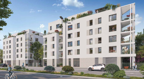 Programme immobilier neuf L'Emeraude - Vénissieux Moulin à proximité des tramways T4 et T6 (69200) - Référence : 15997