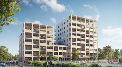 Programme immobilier neuf L'INSTANT - Vénissieux près de la Place Bellecour en métro D (69200) - Référence : 17142