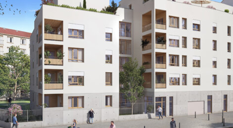 Programme immobilier neuf Alizé - Vénissieux quartier Moulin à Vent proche tram T6 (69200) - Référence : 17466
