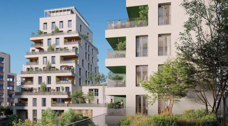 Programme immobilier neuf EGERIE - Villeurbanne Gratte-Ciel proche métro A et tramway T6 (69100) - Référence : 16054