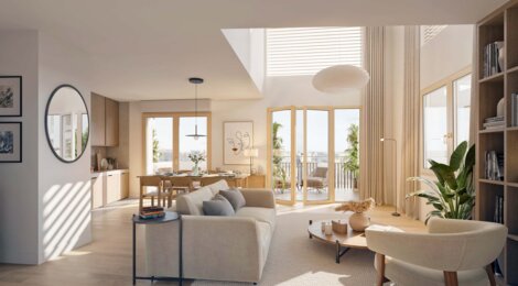 Programme immobilier neuf Vues Ciel - Villeurbanne : logements neufs écologiques et lumineux proche des transports (69100) - Référence : 15374
