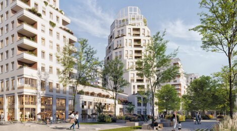 Programme immobilier neuf Vues Ciel - Villeurbanne : logements neufs écologiques et lumineux proche des transports (69100) - Référence : 15374