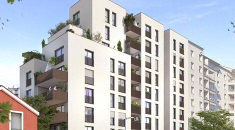 Programme immobilier neuf IRIS - Villeurbanne : logements neufs sécurisés et verdoyants proche des transports (69100) - Référence : 8421