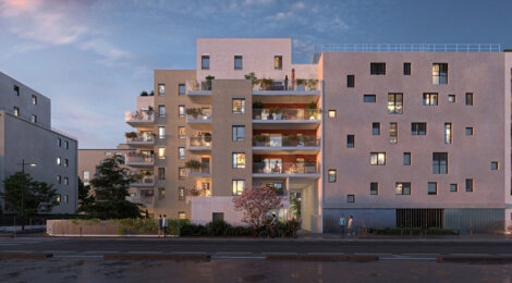 Programme immobilier neuf DUA - Villeurbanne près du campus de La Doua (69100) - Référence : 16056