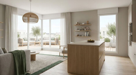 Programme immobilier neuf Les Ateliers du Parc - Villeurbanne près tram T3 vers Part-Dieu (69100) - Référence : 16050