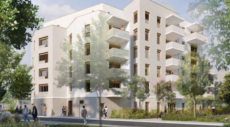 Programme immobilier neuf MONOPOLIS - Villeurbanne quartier résidentiel proche métro Cusset (69100) - Référence : 16965