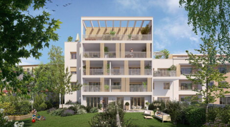 Programme immobilier neuf Tilia - Villeurbanne : Résidence studio–T4 avec cadre résidentiel et confort optimisé proche des commodités (69100) - Référence : 17093