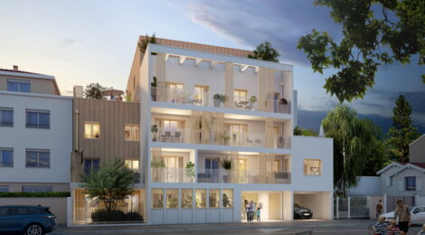 Programme immobilier neuf Tilia - Villeurbanne : Résidence studio–T4 avec cadre résidentiel et confort optimisé proche des commodités (69100) - Référence : 17093