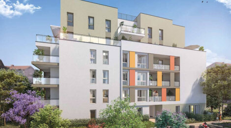 Programme immobilier neuf COEUR BALZAC - Villeurbanne : Résidence T2–T5 avec cadre intimiste et confort optimisé proche des commodités (69100) - Référence : 14252