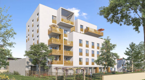 Programme immobilier neuf Park Lane - Villeurbanne : Résidence T2–T5 avec cadre résidentiel et confort optimisé proche des commodités (69100) - Référence : 14746