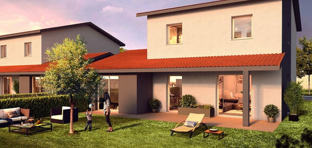 Programme immobilier neuf ODILON - Taluyers : Résidence T2–T5 avec maisons et appartements à 20 minutes de Lyon (69440) - Référence : 874