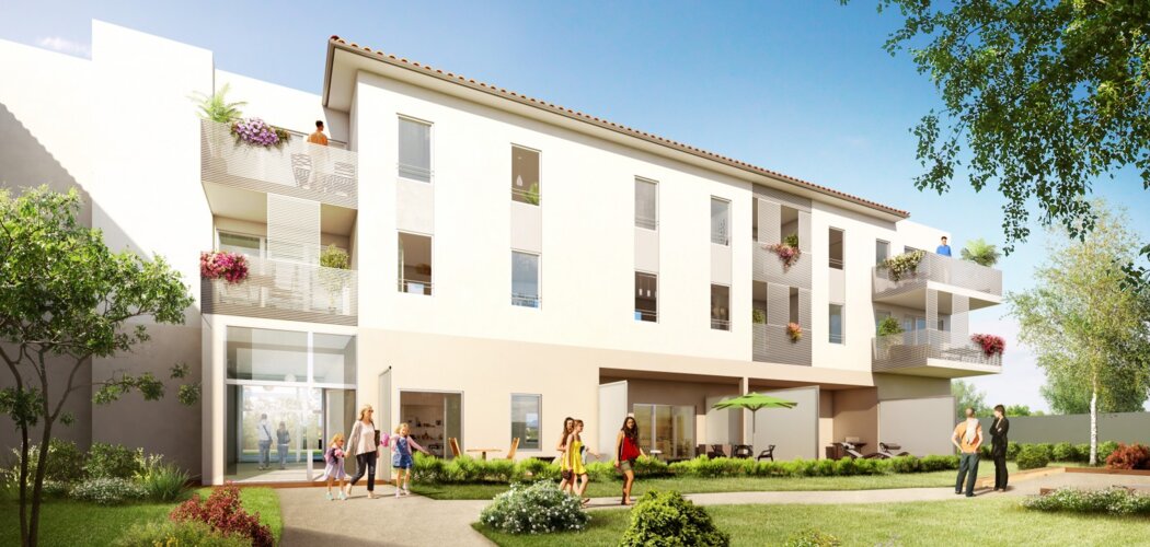 Programme immobilier neuf UNI'Q - Quincieux : Résidence T2–T4 avec norme RT 2012 et cadre verdoyant près de la Saône (69650) - Référence : 1455
