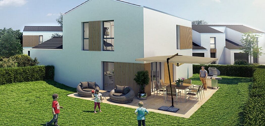 Programme immobilier neuf VILLAS DU PRÉ ROND - Montagny : Résidence de maisons T4–T5 avec jardins et isolation RT 2012 près du centre (69700) - Référence : 841