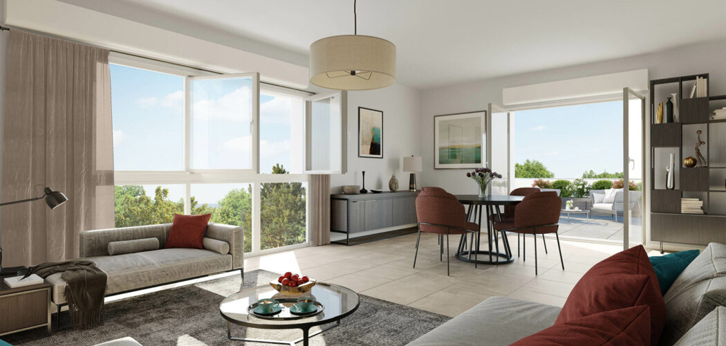Programme immobilier neuf Le Clos du Marverand - Arnas : Résidence T2–T5 avec cadre verdoyant et confort optimisé proche des espaces naturels (69400) - Référence : 4936