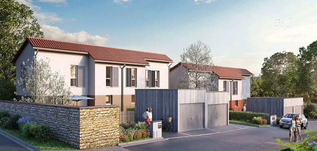 Programme immobilier neuf LES NATURELLES - Bagnols : Résidence T4–T5 avec espaces verts et double exposition dans un cadre viticole (69620) - Référence : 3607