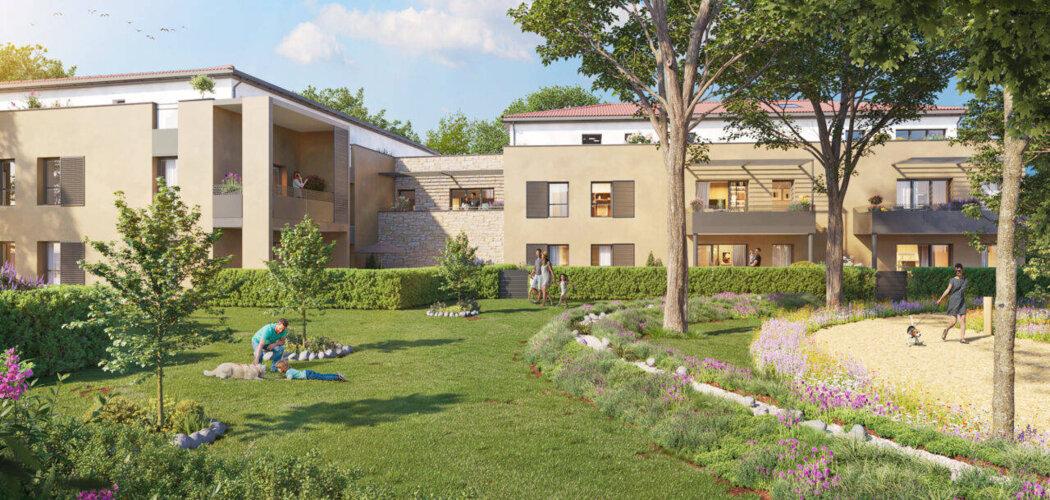 Programme immobilier neuf Hameau Bellevue - Brindas à quelques minutes à pied du bus vers Bellecour (69126) - Référence : 16024