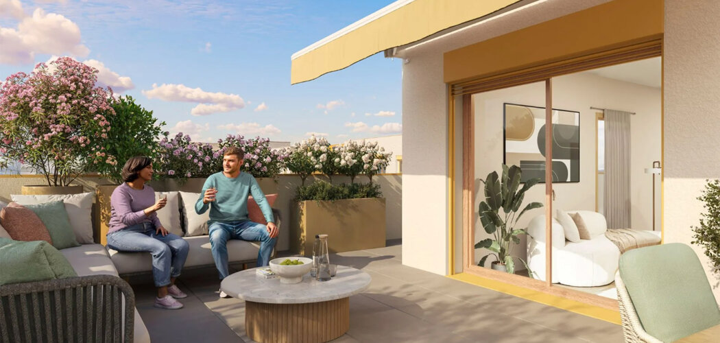 Programme immobilier neuf KAOLIN - Bron à proximité du parc Rosa Parks (69500) - Référence : 17207