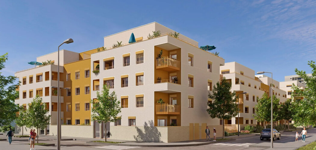 Programme immobilier neuf KAOLIN - Bron à proximité du parc Rosa Parks (69500) - Référence : 17207