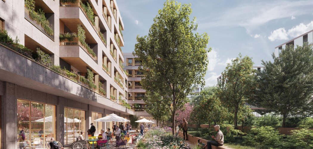 Programme immobilier neuf Résidence LES PRALINES - Bron : logements séniors près du Pôle Hospitalier, espaces généreux et dynamisme local (69500) - Référence : 15616