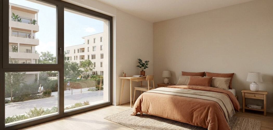 Programme immobilier neuf Côté Parc - Bron quartier de la Clairière cadre verdoyant proche Lyon (69500) - Référence : 16069