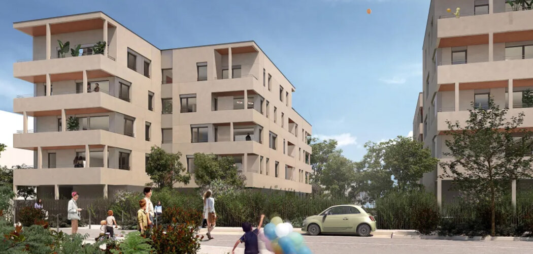 Programme immobilier neuf Côté Parc - Bron quartier de la Clairière cadre verdoyant proche Lyon (69500) - Référence : 16069