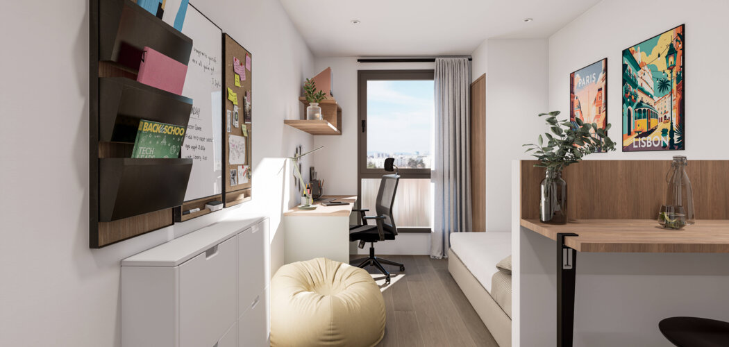 Programme immobilier neuf LE STUDEO - Bron résidence étudiante à deux pas des pôles universitaires lyonnais (69500) - Référence : 16066
