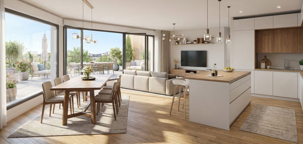 Programme immobilier neuf Les Jardins Oria - Caluire-et-Cuire entre nature et vie urbaine près de Lyon (69300) - Référence : 17001