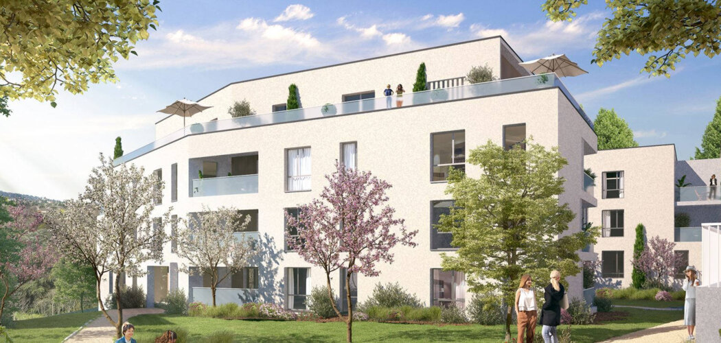 Programme immobilier neuf Cristal - Champagne-au-Mont-d'Or : Résidence T2–T5 avec cadre paysager et confort optimisé proche des commodités (69410) - Référence : 5879