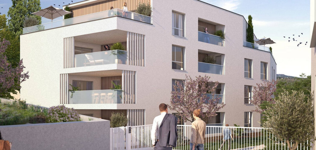 Programme immobilier neuf Cristal - Champagne-au-Mont-d'Or : Résidence T2–T5 avec cadre paysager et confort optimisé proche des commodités (69410) - Référence : 5879