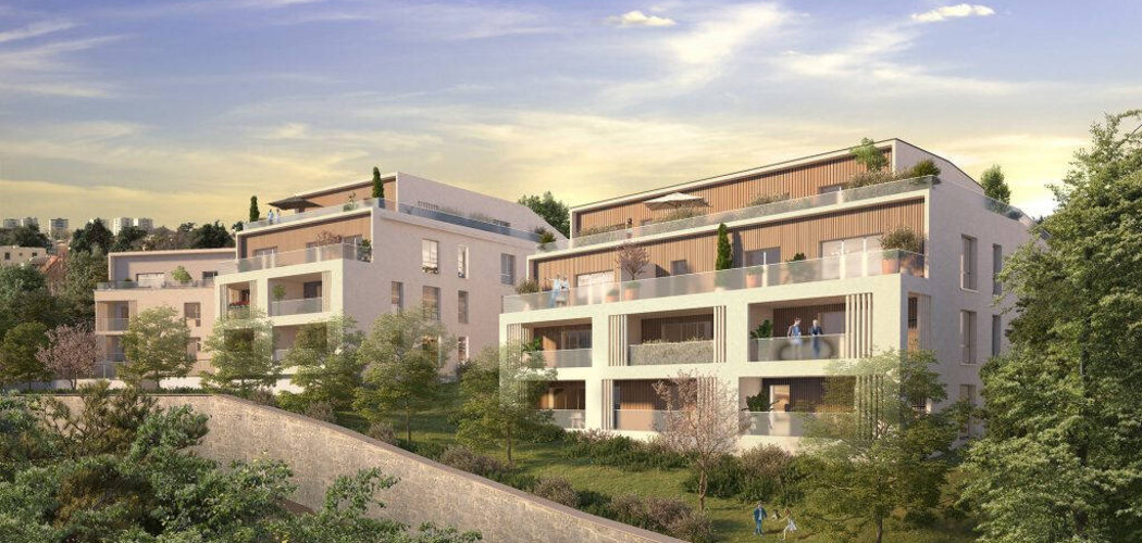 Programme immobilier neuf Cristal - Champagne-au-Mont-d'Or : Résidence T2–T5 avec cadre paysager et confort optimisé proche des commodités (69410) - Référence : 5879