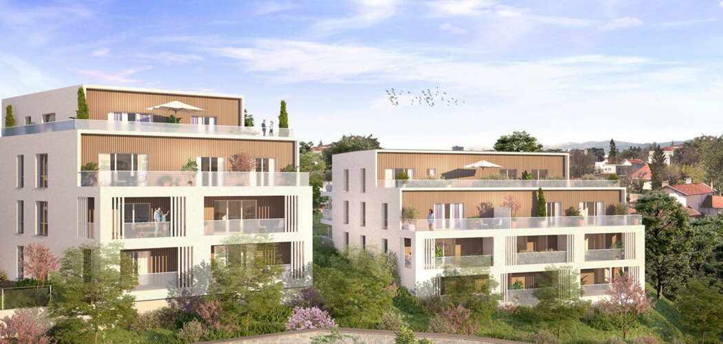 Programme immobilier neuf Cristal - Champagne-au-Mont-d'Or : Résidence T2–T5 avec cadre paysager et confort optimisé proche des commodités (69410) - Référence : 5879