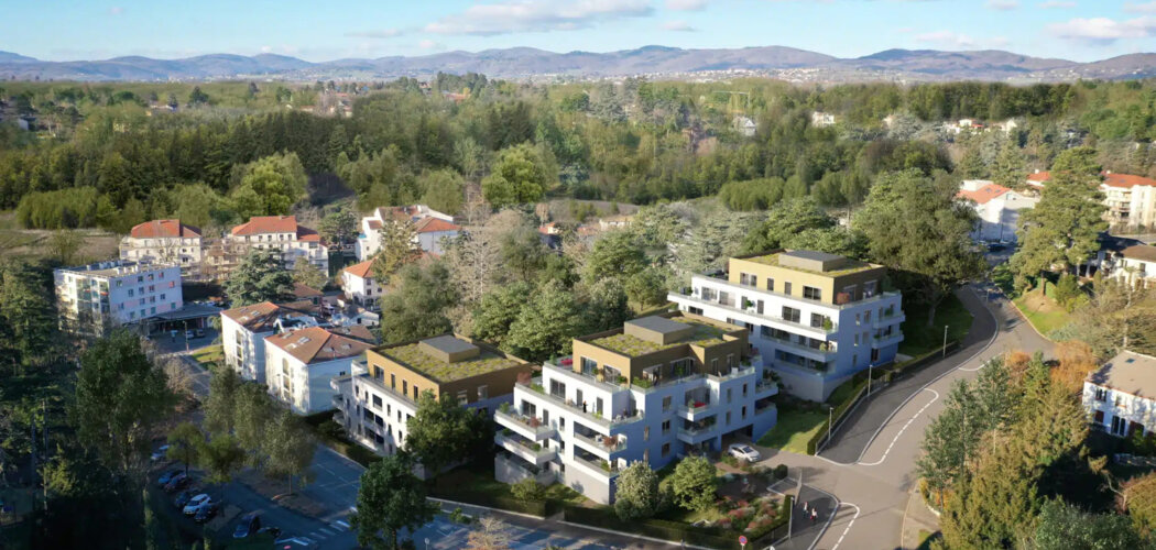 Programme immobilier neuf Le Parc - Charbonnières-les-Bains : logements neufs sécurisés et verdoyants proche des transports (69260) - Référence : 15345