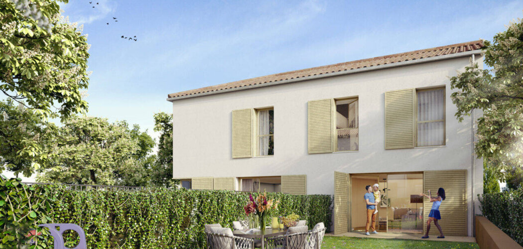 Programme immobilier neuf Les Allées du Chateau - Charly : Résidence T2–T6 avec cadre villageois et confort optimisé proche des commodités (69390) - Référence : 14311