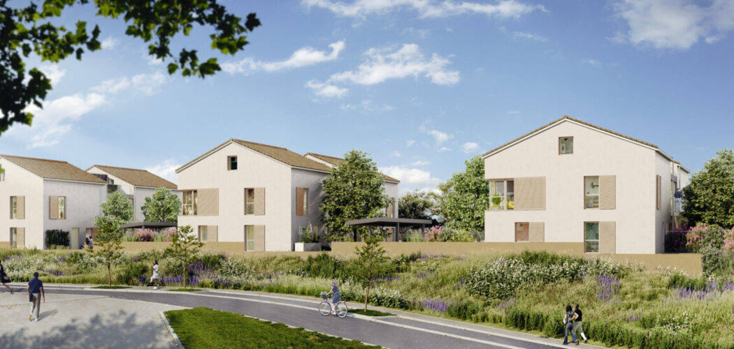 Programme immobilier neuf Les Allées du Chateau - Charly : Résidence T2–T6 avec cadre villageois et confort optimisé proche des commodités (69390) - Référence : 14311