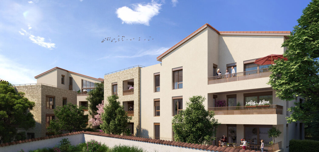 Programme immobilier neuf Les Comptines - Collonges-au-Mont-d'Or : logements neufs T2–T5 proche des transports (69660) - Référence : 15909