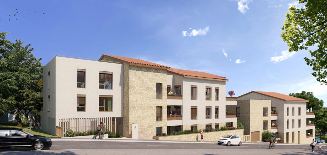 Programme immobilier neuf Les Comptines - Collonges-au-Mont-d'Or : logements neufs T2–T5 proche des transports (69660) - Référence : 15909