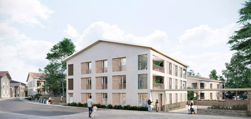 Programme immobilier neuf Communay - Ecrin Vert - Communay  à proximité  du centre-bourg (69360) - Référence : 16034