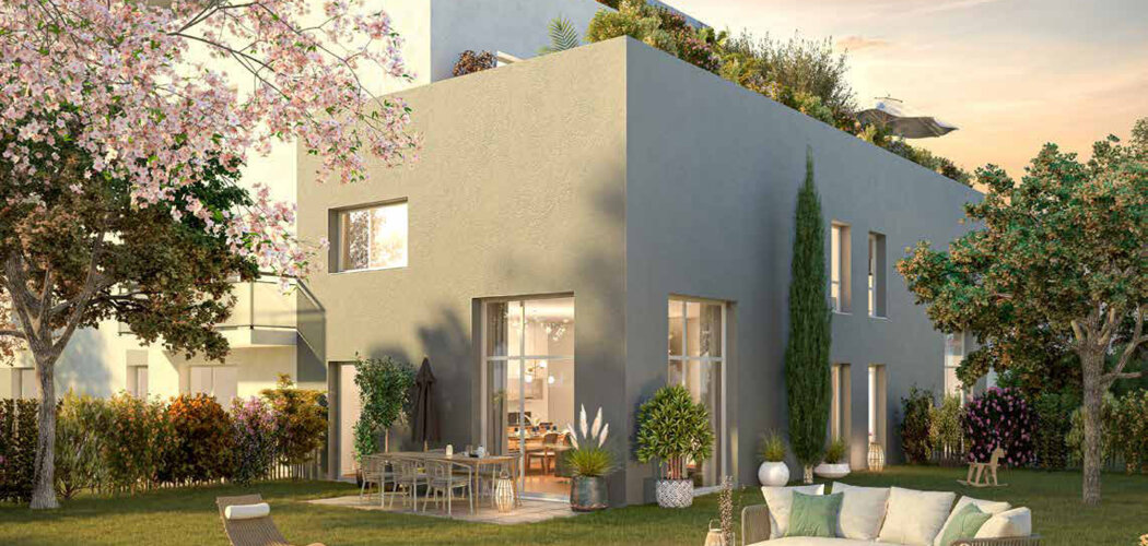 Programme immobilier neuf Les Pavillons de Flore - Corbas proche du bus 54 direction Vénissieux (69960) - Référence : 16005