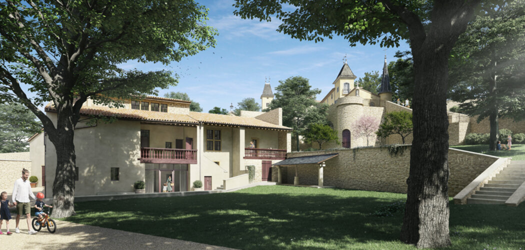 Programme immobilier neuf CHATEAU LA GUERRIÈRE - Couzon-au-Mont-d’Or : résidence neuve dans un château rénové, proche de Lyon (69270) - Référence : 15635