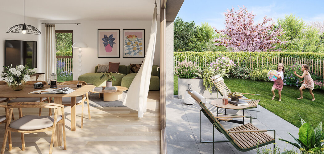Programme immobilier neuf L'EMBELLIE - Craponne, résidence neuve et cadre de vie prisé près de Lyon (69290) - Référence : 15945