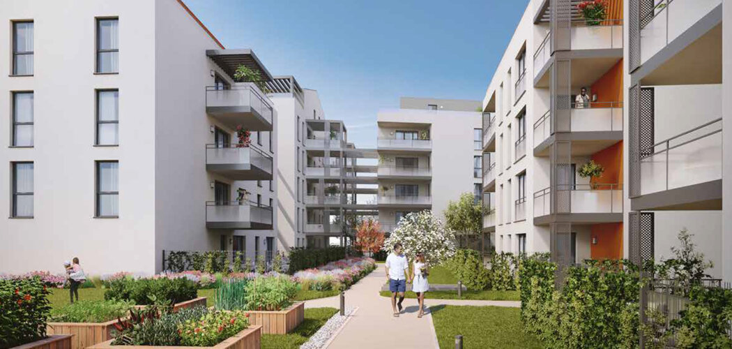 Programme immobilier neuf AMBITION - Décines-Charpieu résidence centrale proche Lyon (69150) - Référence : 18392