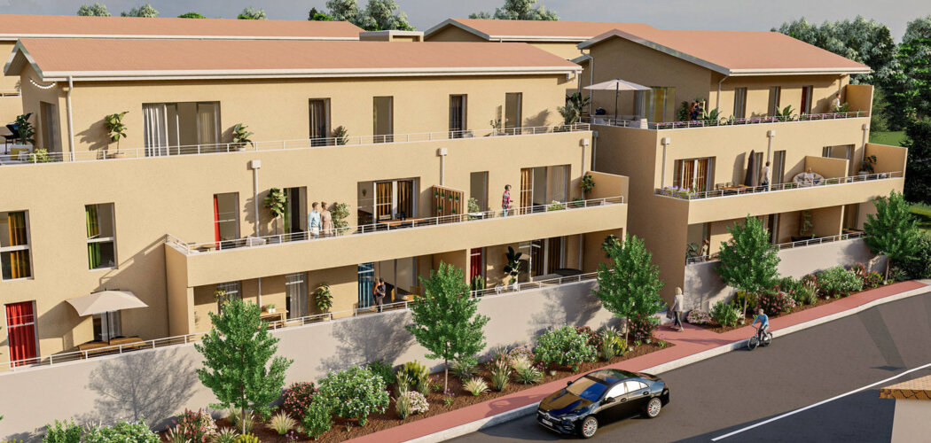 Programme immobilier neuf LE CLOS BEL'AIR - Fleurieux-sur-l'Arbresle près de la  place Benoit Dubost (69210) - Référence : 16059