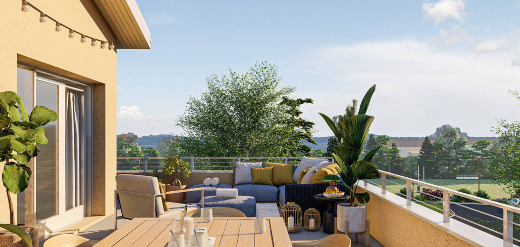 Programme immobilier neuf LE CLOS BEL'AIR - Fleurieux-sur-l'Arbresle près de la  place Benoit Dubost (69210) - Référence : 16059