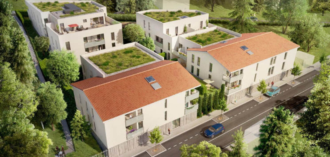 Programme immobilier neuf VERT FONTAINES - Fontaines-Saint-Martin : résidences neuves T2-T4 duplex dans un écrin vert près de Lyon (69270) - Référence : 3191