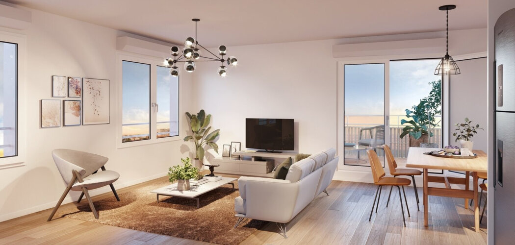 Programme immobilier neuf L' ÉLOGE - Fontaines-sur-Saône à proximité  de Lyon en 20 min (69270) - Référence : 16055