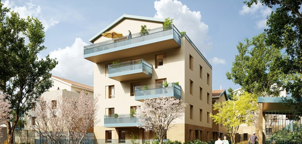 Programme immobilier neuf L' ÉLOGE - Fontaines-sur-Saône à proximité  de Lyon en 20 min (69270) - Référence : 16055