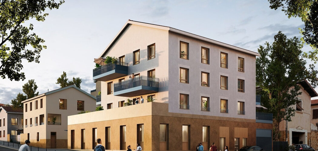 Programme immobilier neuf L' ÉLOGE - Fontaines-sur-Saône à proximité  de Lyon en 20 min (69270) - Référence : 16055
