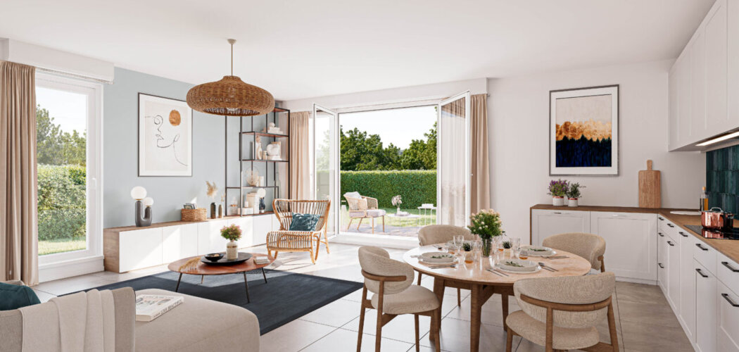 Programme immobilier neuf Le Domaine - Francheville le Bourg - Francheville : logements neufs sécurisés et verdoyants proche des transports (69340) - Référence : 15252
