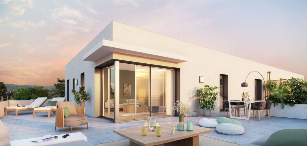 Programme immobilier neuf ILEX - Francheville : Résidence studio–T5 avec cadre végétal et confort optimisé proche des commodités (69340) - Référence : 14611